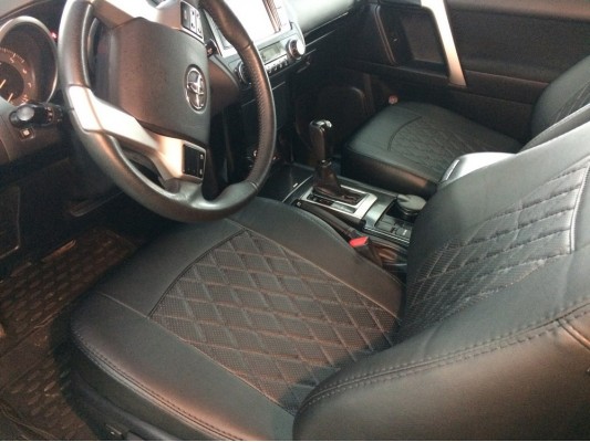 Авточехлы на Toyota Land Cruiser Prado 150 Авточехлы на Toyota Land Cruiser Prado 150